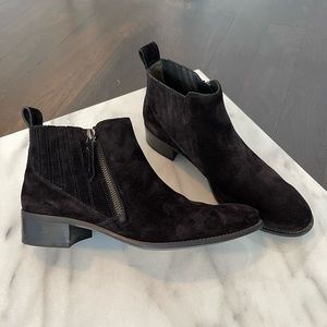 Paul Green Black Suede Bootie